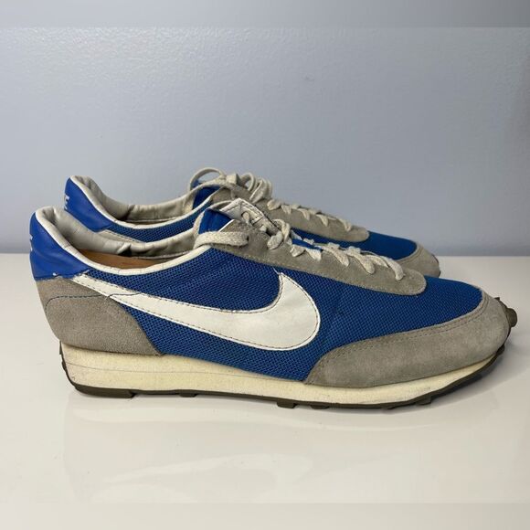 NIKE LDV (VNTG) made in 2008 Vintage Waffle size 10 Royal Blue Shoes - Picture 1 of 5